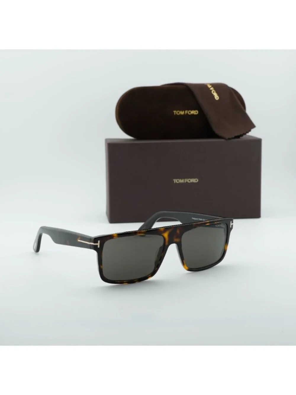 Tom Ford Philippe-02 FT0999 52A Square Sunglasses - Havana / Smoke